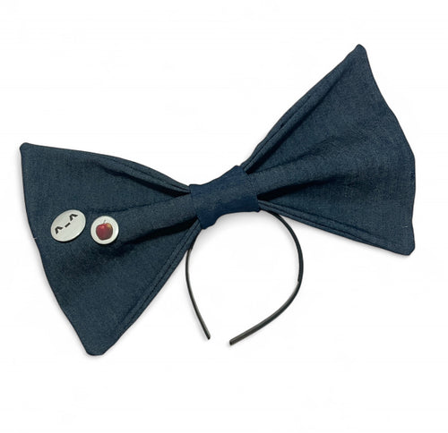 denim bow
