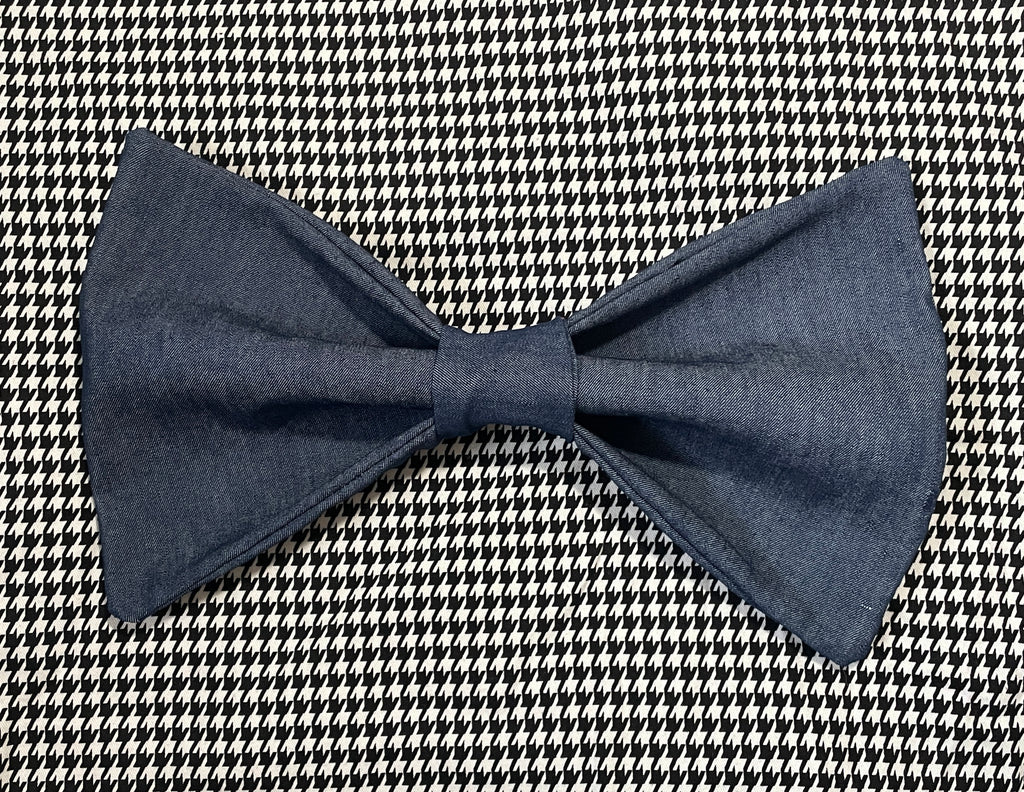 denim bow