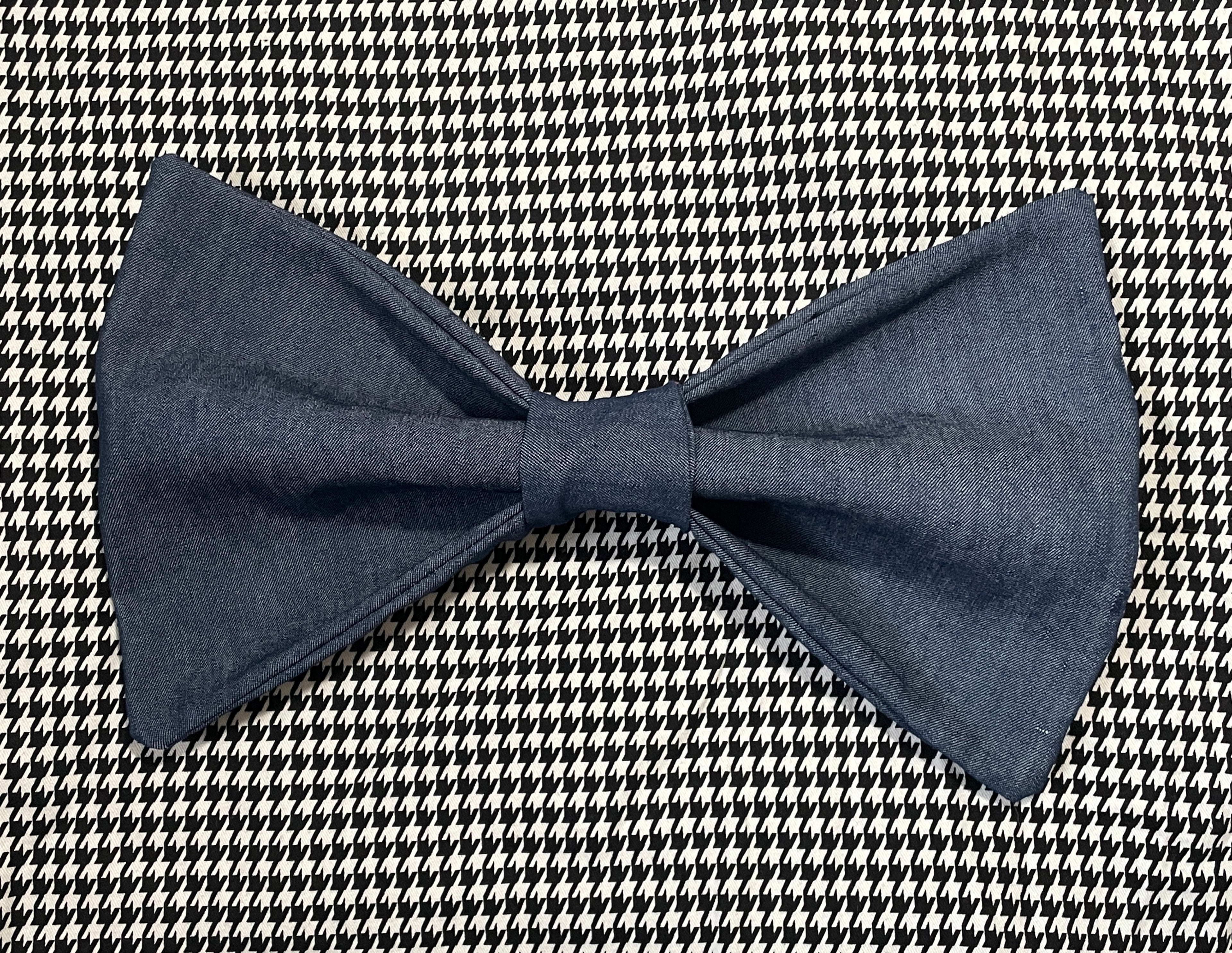 denim bow