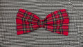 red plaid bow