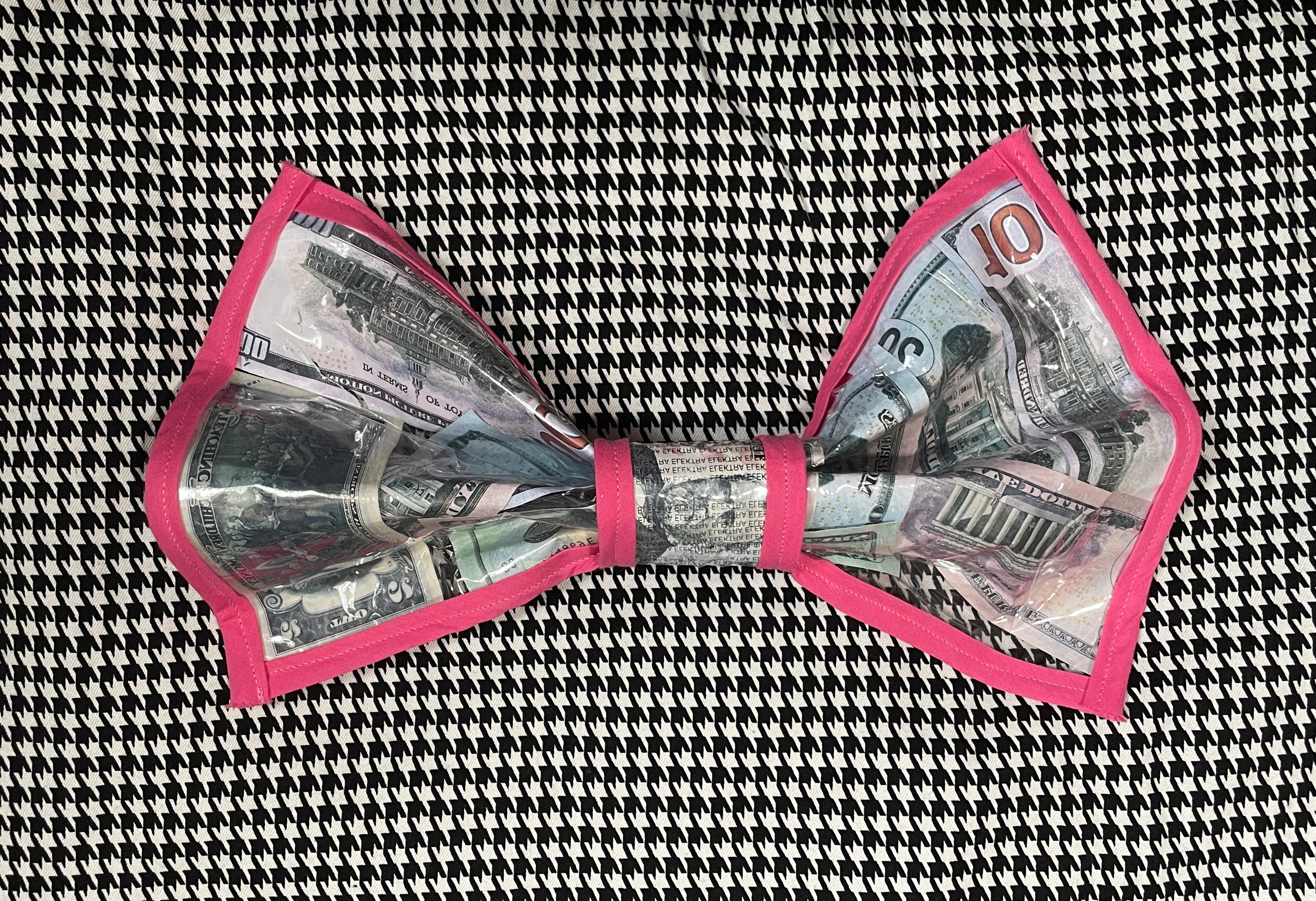 pink money bow