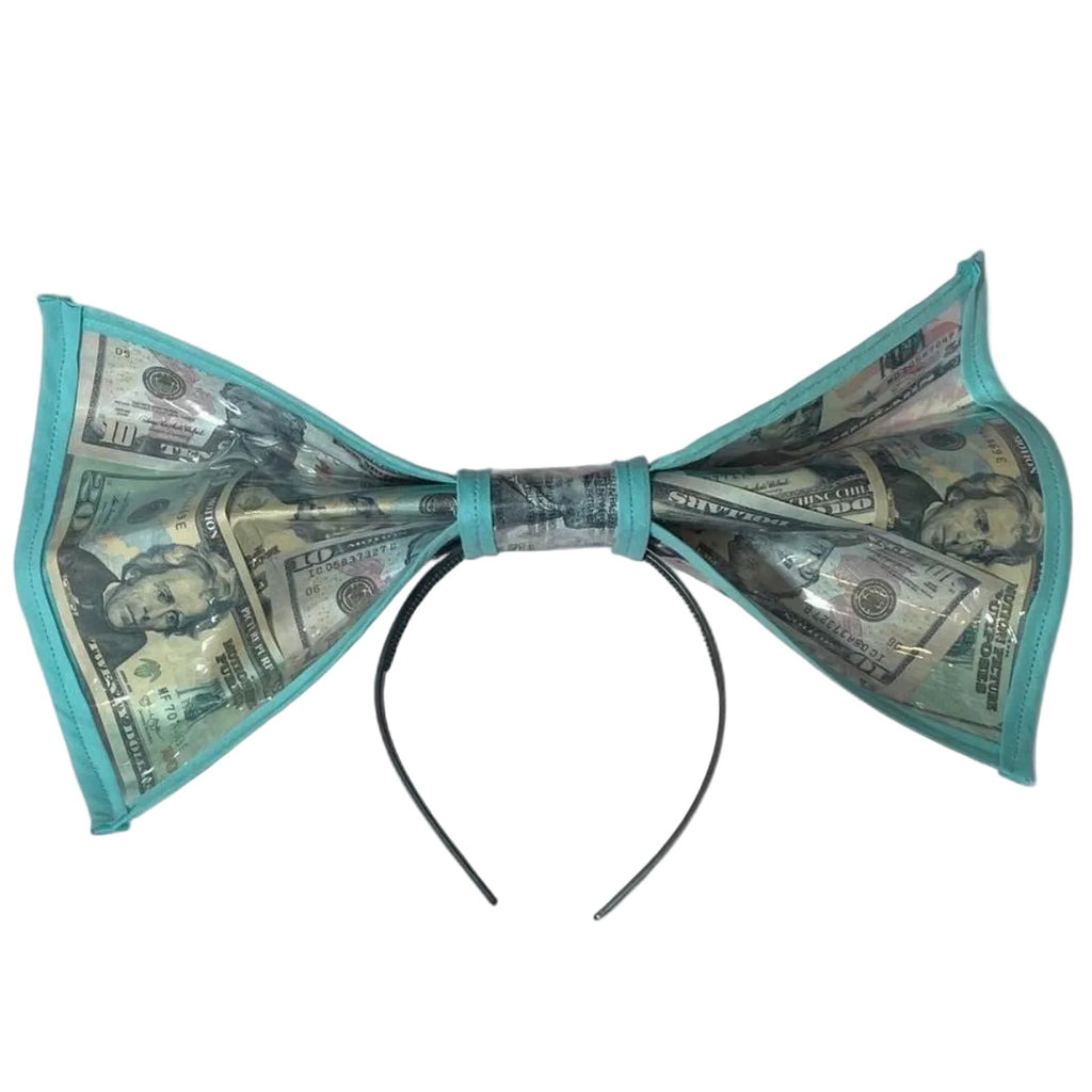blue money bow