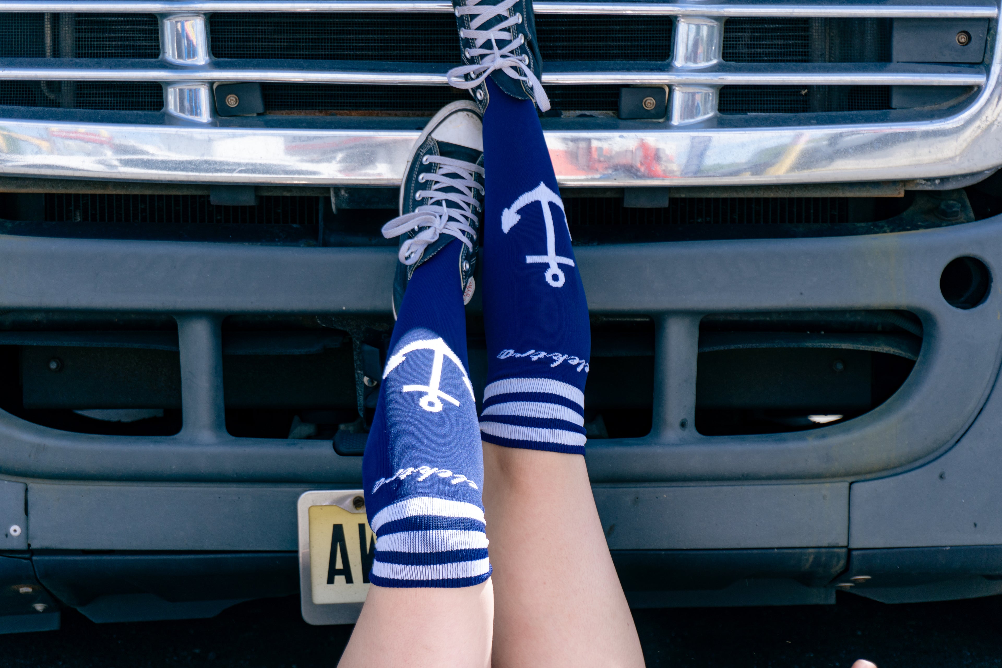 sailor knee high socks
